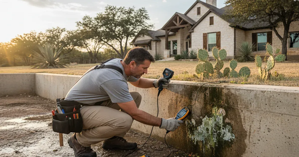 Plumbing in Denton, TX — 7 Warning Signs of a Slab Leak in Your North Texas Home