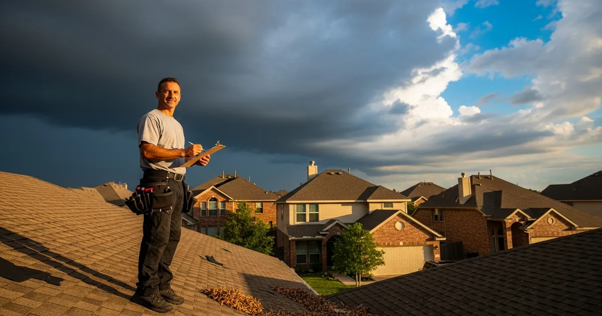 Post-Storm Roof Inspection Checklist for Denton Homeowners