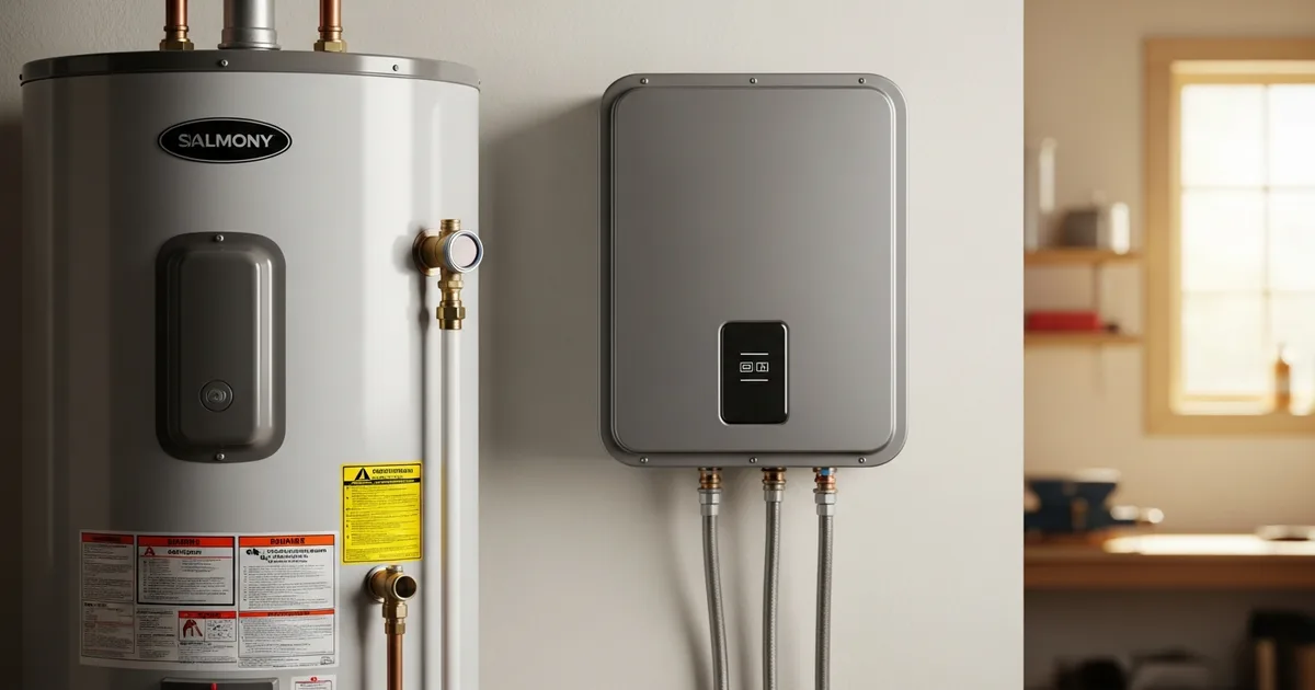 Tank vs Tankless Water Heaters: What Makes Sense for Denton Homes